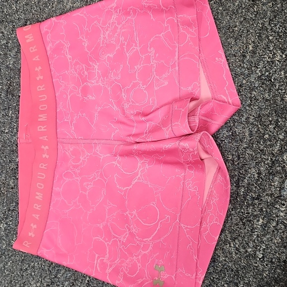 Under Armour Women's Athletic Pink Shorts - Picture 3 of 3